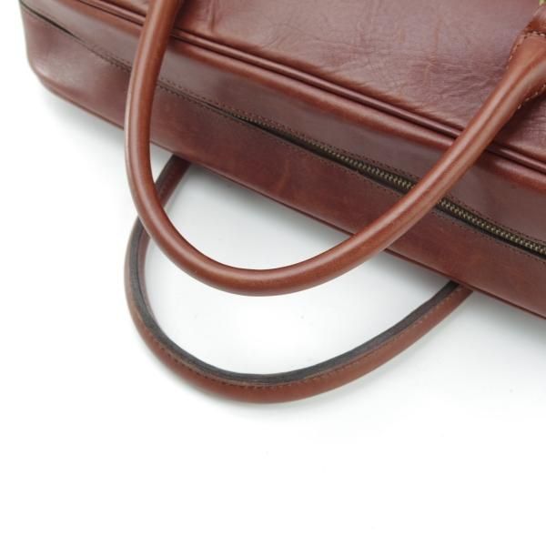 英)マルベリー/Mulberry【英国製☆レザー/ブリーフケース/茶】 | 高級