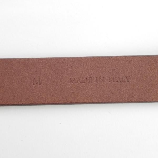 ほぼ展示品程度★(伊)ブルネロクチネリ Mサイズ【★レザー/ベルト/茶】ヌバック/本革/メンズ/ビジネス/BRUNELLO CUCINELLI★i261