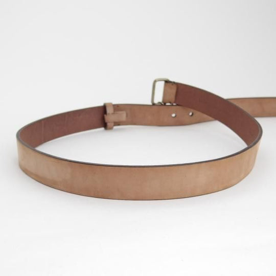 ほぼ展示品程度★(伊)ブルネロクチネリ Mサイズ【★レザー/ベルト/茶】ヌバック/本革/メンズ/ビジネス/BRUNELLO CUCINELLI★i261