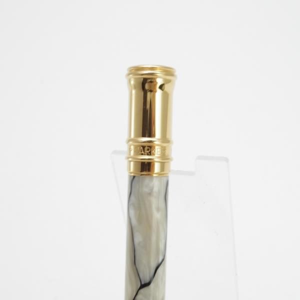 極上★PARKER/パーカー【★DUOFOLD/デュオフォールド/パール&ブラック】ボールペン/黒インク/メンズ&レディース★i262