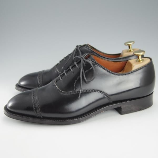 極美品★オールデン 8D【コードバン仕様★ハンプトンラスト/9016】パンチドキャップトゥ/黒/メンズ/ALDEN★i250