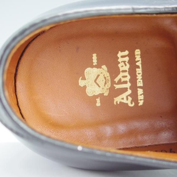 極美品★オールデン 8D【コードバン仕様★ハンプトンラスト/9016】パンチドキャップトゥ/黒/メンズ/ALDEN★i250