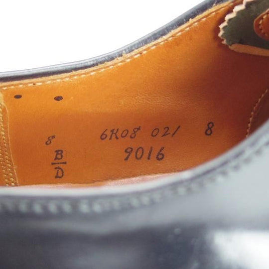 極美品★オールデン 8D【コードバン仕様★ハンプトンラスト/9016】パンチドキャップトゥ/黒/メンズ/ALDEN★i250