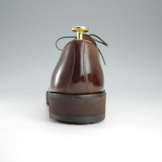 極美品★(伊)ア・テストーニ SIZE 8.5【ミュージアムカーフ風★ホールカット/カーフ】茶/メンズ/a.testoni★i252