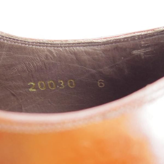 極美品★(スペイン製)MEERMIN/メルミン SIZE 6【ノルベジェーゼ製法★Uチップ/20030】カーフ/茶/メンズ★i253