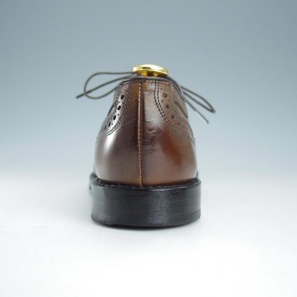 極美品★(米)アレンエドモンズ 6E【現行定価7.5万円程度★McAllister/フルブローグ】カーフ/茶/メンズ/ALLEN EDMONDS★i258