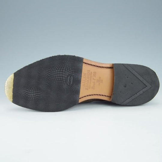 極美品★(米)アレンエドモンズ 6E【現行定価7.5万円程度★McAllister/フルブローグ】カーフ/茶/メンズ/ALLEN EDMONDS★i258
