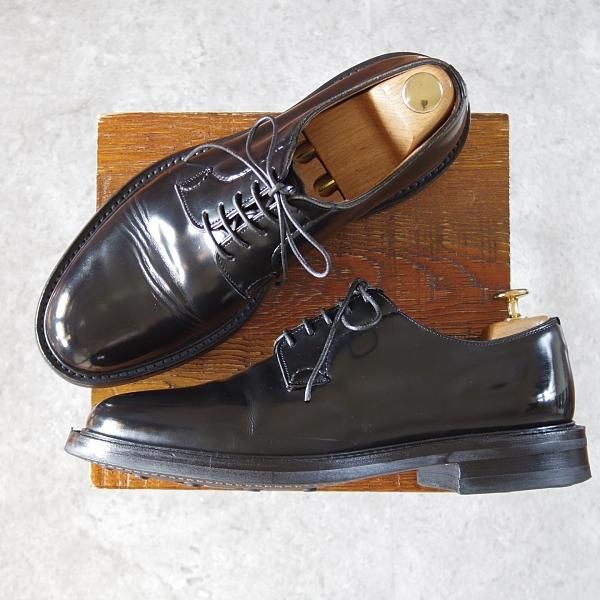 極上★チャーチ 85F/UK8.5【定価￥181,500-★ダイナイトソール仕様/SHANNON R】シャノン/103ラスト/プレーントゥ/黒/Church's★i279