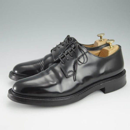 極上★チャーチ 85F/UK8.5【定価￥181,500-★ダイナイトソール仕様/SHANNON R】シャノン/103ラスト/プレーントゥ/黒/Church's★i279