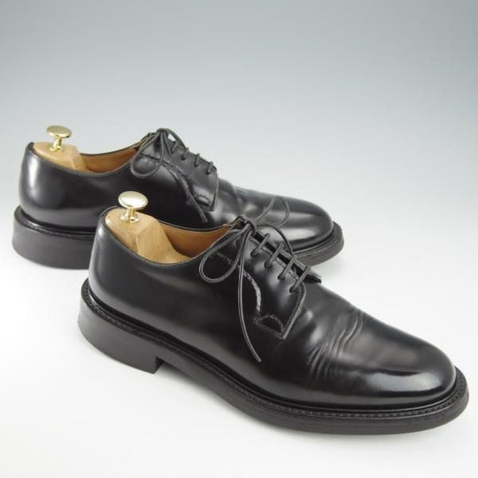 極上★チャーチ 85F/UK8.5【定価￥181,500-★ダイナイトソール仕様/SHANNON R】シャノン/103ラスト/プレーントゥ/黒/Church's★i279