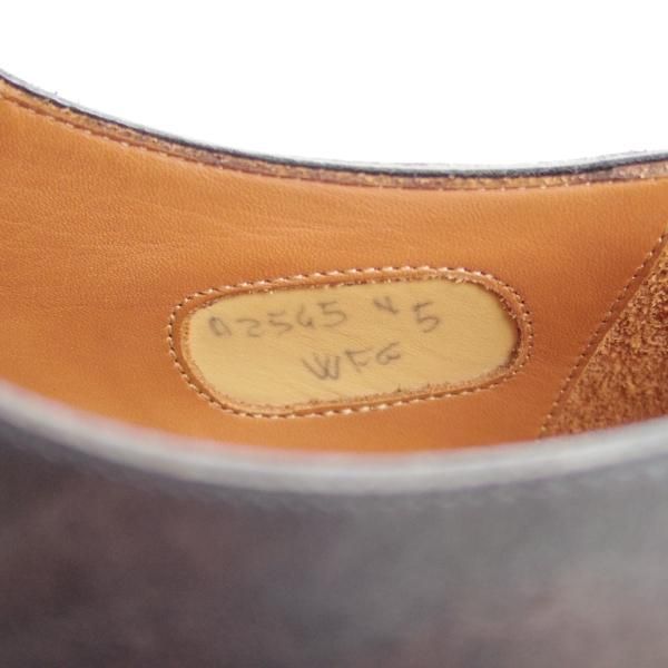 極上★(伊)ボリーニ SIZE 5【定価￥64,900-★ブラックラピド製法/モンクストラップ】2545/カーフ/濃茶/メンズ/Bolini★i280