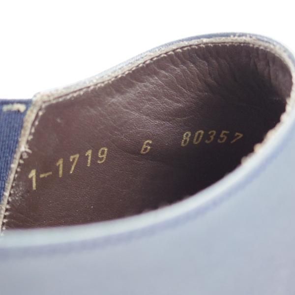 極上★(スペイン製)CARMINA/カルミナ SIZE 6【★トレーディングポスト別注/80357】サイドエラスティック/スリッポン/カーフ/紺★i281