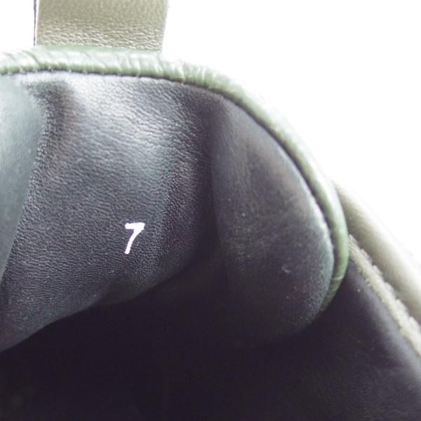 極美品★(伊)サントーニ SIZE 7【定価￥86,900-★INNOVA/イノーヴァ/スニーカー】カーフ×スエード/深緑×黒/Santoni★i283