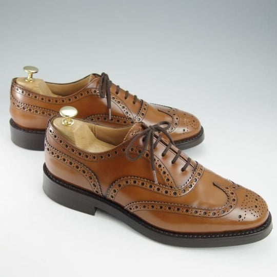 極美品★チャーチ 80F/UK8【定価￥176,000-★ダイナイトソール仕様/BURWOOD R】バーウッド/81ラスト/フルブローグ/Church's★i286