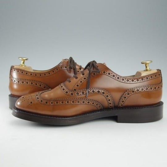 極美品★チャーチ 80F/UK8【定価￥176,000-★ダイナイトソール仕様/BURWOOD R】バーウッド/81ラスト/フルブローグ/Church's★i286