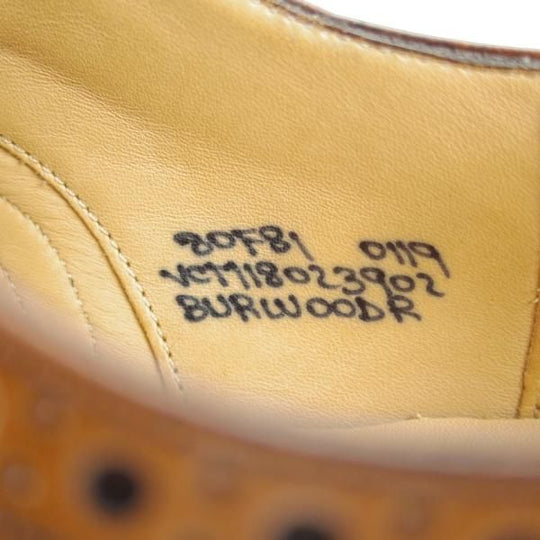 極美品★チャーチ 80F/UK8【定価￥176,000-★ダイナイトソール仕様/BURWOOD R】バーウッド/81ラスト/フルブローグ/Church's★i286