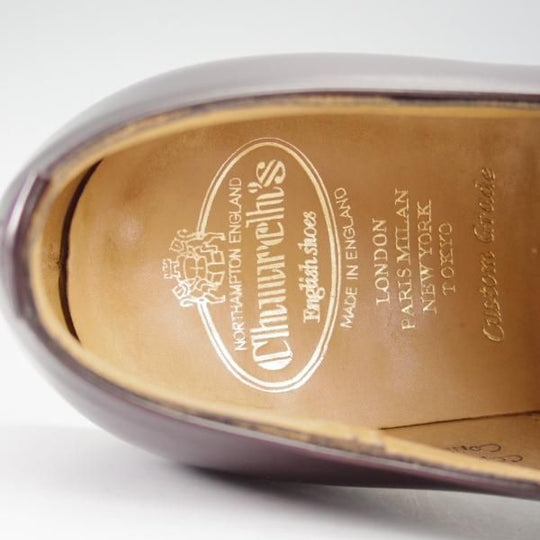 極上★チャーチ 80G/UK8【定価￥176,000-★コンサル/CONSUL】173ラスト/ストレートチップ/赤茶/メンズ/Church's★i287