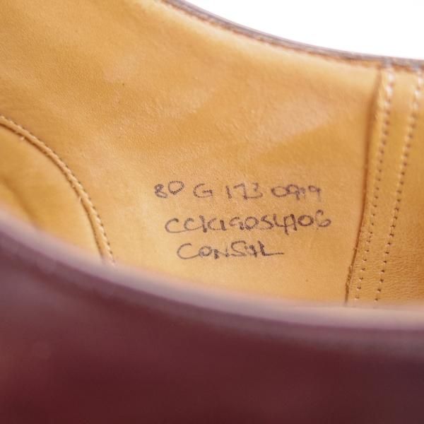 極上★チャーチ 80G/UK8【定価￥176,000-★コンサル/CONSUL】173ラスト/ストレートチップ/赤茶/メンズ/Church's★i287