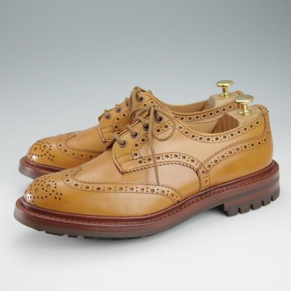 極美品★トリッカーズ SIZE 8【定価￥90,200-★BOURTON/バートン/エイコンアンティーク】5633/カントリーシューズ/短靴/Tricker's★i288