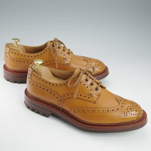 極美品★トリッカーズ SIZE 8【定価￥90,200-★BOURTON/バートン/エイコンアンティーク】5633/カントリーシューズ/短靴/Tricker's★i288