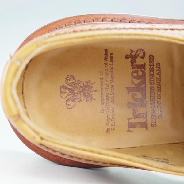 極美品★トリッカーズ SIZE 8【定価￥90,200-★BOURTON/バートン/エイコンアンティーク】5633/カントリーシューズ/短靴/Tricker's★i288