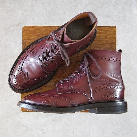 ★トリッカーズ SIZE 6.5【ダイナイトソール仕様★(英)ポールスミス別注/Paul Smith】M6178/カントリーブーツ/カーフ/赤茶/Tricker's★i289