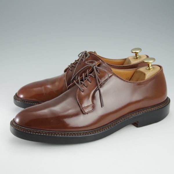 極上★オールデン 8D【貴重★マホガニー色/コードバン/9392】バリーラスト/プレーントゥ/茶/メンズ/Alden★i290