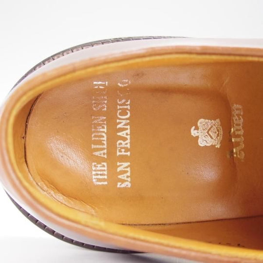 極上★オールデン 8D【貴重★マホガニー色/コードバン/9392】バリーラスト/プレーントゥ/茶/メンズ/Alden★i290