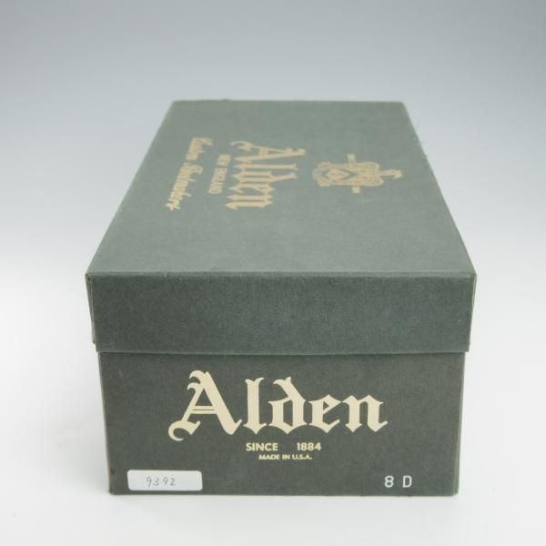 極上★オールデン 8D【貴重★マホガニー色/コードバン/9392】バリーラスト/プレーントゥ/茶/メンズ/Alden★i290