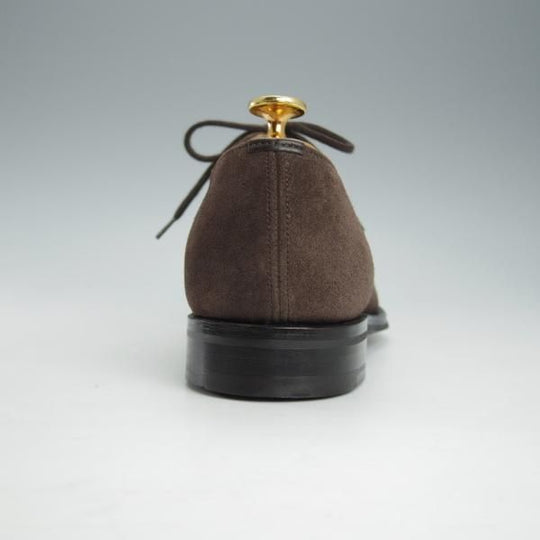 極美品★チャーチ 55F/UK5.5【現行定価￥155,100-★コンサル/CONSUL R】173ラスト/ストレートチップ/スエード/濃茶/Church's★i293