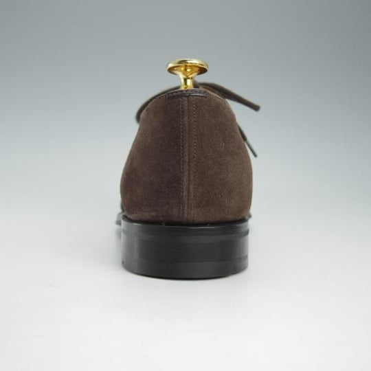 極美品★チャーチ 55F/UK5.5【現行定価￥155,100-★コンサル/CONSUL R】173ラスト/ストレートチップ/スエード/濃茶/Church's★i293