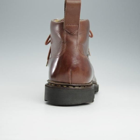 極上★パラブーツ SIZE 7.5【貴重★フォック仕様(アザラシの毛皮)/MUCY】ミューシー/チロリアンブーツ/リスレザー/マロン/Paraboot★i294