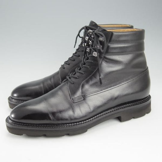 極美品★ジョンロブ 7.5E【定価￥323,400-★ミュージアムカーフ×シボ革/8695ラスト】ALDER/黒/メンズ/JOHN LOBB★i297