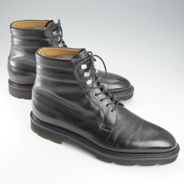 極美品★ジョンロブ 7.5E【定価￥323,400-★ミュージアムカーフ×シボ革/8695ラスト】ALDER/黒/メンズ/JOHN LOBB★i297