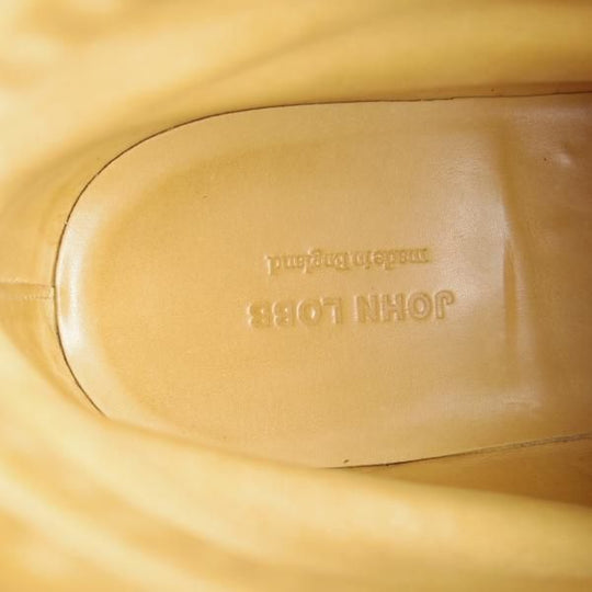 極美品★ジョンロブ 7.5E【定価￥323,400-★ミュージアムカーフ×シボ革/8695ラスト】ALDER/黒/メンズ/JOHN LOBB★i297