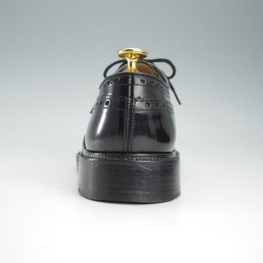 極上★チャーチ 55F/UK5.5【定価￥176,000-★グラフトン/GRAFTON】173ラスト/フルブローグ/黒/メンズ/Church's★i298