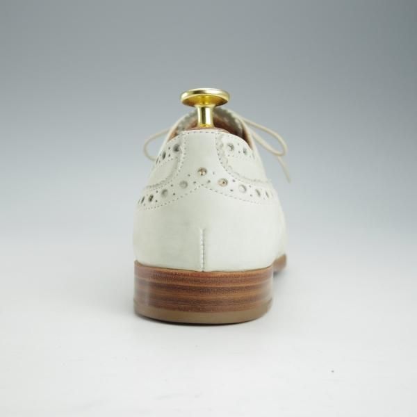 極上★チャーチ(レディース) SIZE 37【★BURWOOD 3W/バーウッド】フルブローグ/ナッパレザー/オフホワイト/Church's★i299