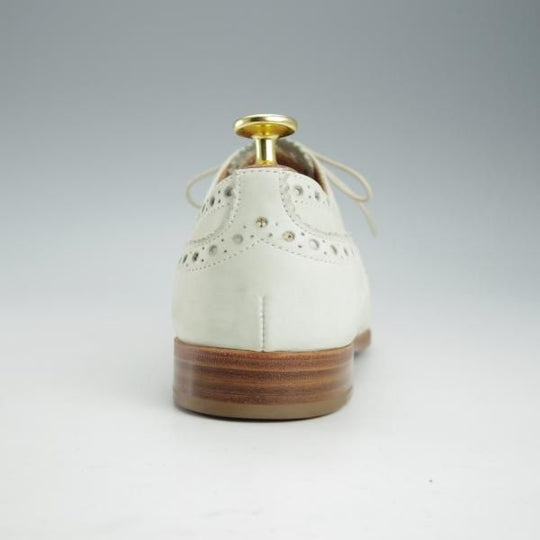 極上★チャーチ(レディース) SIZE 37【★BURWOOD 3W/バーウッド】フルブローグ/ナッパレザー/オフホワイト/Church's★i299