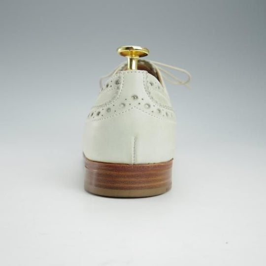 極上★チャーチ(レディース) SIZE 37【★BURWOOD 3W/バーウッド】フルブローグ/ナッパレザー/オフホワイト/Church's★i299