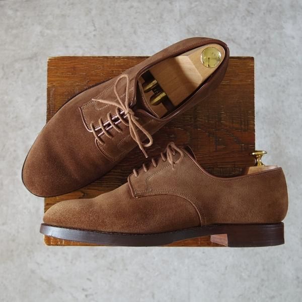 ★クロケット&ジョーンズ 8E【同系モデル定価￥86,900-★GRASMERE 2/325ラスト】SHIPS別注/プレーントゥ/茶/Crockett&Jones★i301