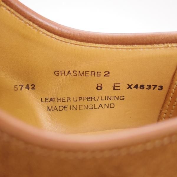 ★クロケット&ジョーンズ 8E【同系モデル定価￥86,900-★GRASMERE 2/325ラスト】SHIPS別注/プレーントゥ/茶/Crockett&Jones★i301