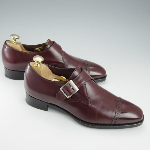 ガジアーノ&ガーリング 5E【WINDSOR/モンクストラップ/赤茶】 | 高級