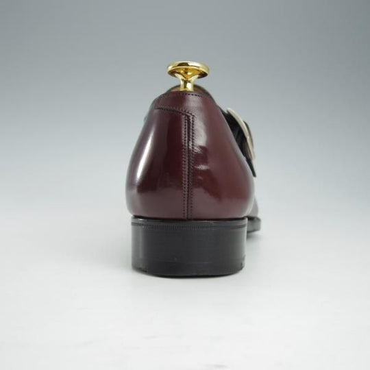 ★(英)ガジアーノ&ガーリング 5E【現行定価20万円以上★WINDSOR/モンクストラップ】MH71ラスト/カーフ/赤茶/メンズ/GAZIANO&GIRLING★i302