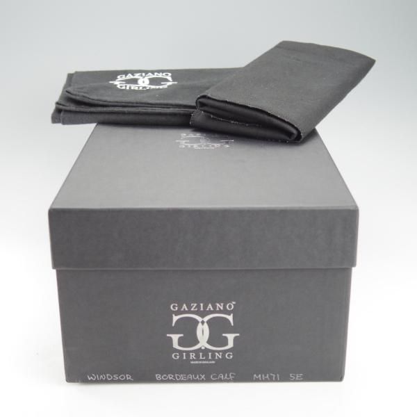 ★(英)ガジアーノ&ガーリング 5E【現行定価20万円以上★WINDSOR/モンクストラップ】MH71ラスト/カーフ/赤茶/メンズ/GAZIANO&GIRLING★i302