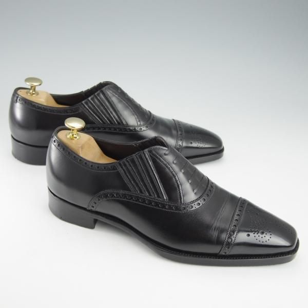 美品★(英)ガジアーノ&ガーリング 6.5E【定価￥176,000-★ユニオンワークス別注モデル/Chelsea 2】レイジーマン/TG73ラスト/黒★i304