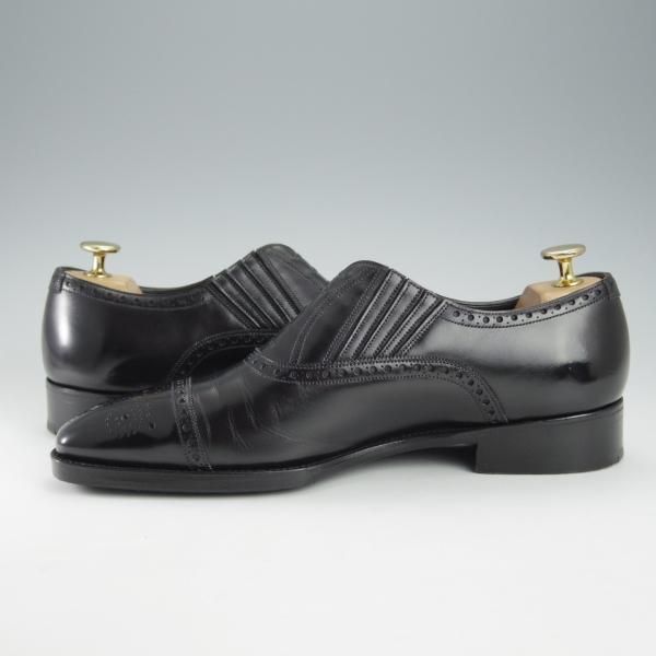 美品★(英)ガジアーノ&ガーリング 6.5E【定価￥176,000-★ユニオンワークス別注モデル/Chelsea 2】レイジーマン/TG73ラスト/黒★i304