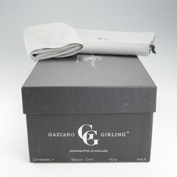 美品★(英)ガジアーノ&ガーリング 6.5E【定価￥176,000-★ユニオンワークス別注モデル/Chelsea 2】レイジーマン/TG73ラスト/黒★i304