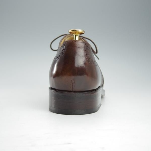 極美品★(東欧)VASS/ヴァーシュ SIZE 41【貴重★Budapest/ミュージアムカーフ×グレインレザー】ブダペスト/3636ラスト/濃茶★i306