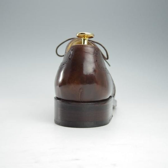 極美品★(東欧)VASS/ヴァーシュ SIZE 41【貴重★Budapest/ミュージアムカーフ×グレインレザー】ブダペスト/3636ラスト/濃茶★i306