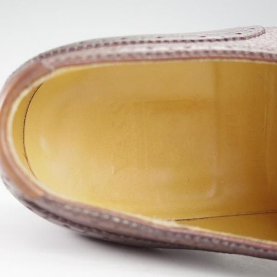 極美品★(東欧)VASS/ヴァーシュ SIZE 41【貴重★Budapest/ミュージアムカーフ×グレインレザー】ブダペスト/3636ラスト/濃茶★i306